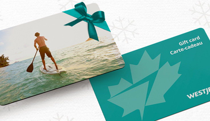 westjet travel gift cards