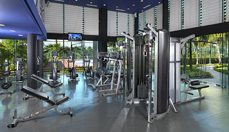 Hilton cancun gym resort park royal beach cancun