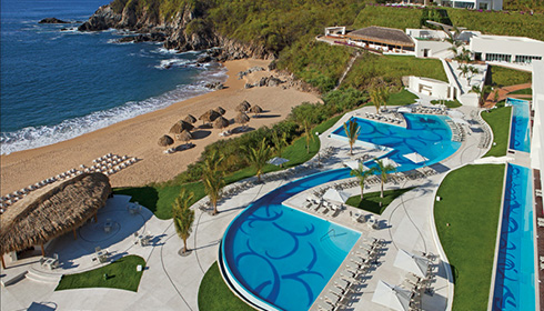 main huatulco secrets spa resort pools westjet