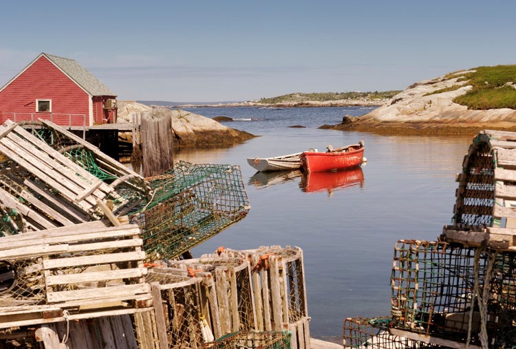 Halifax, Nova Scotia lobster traps