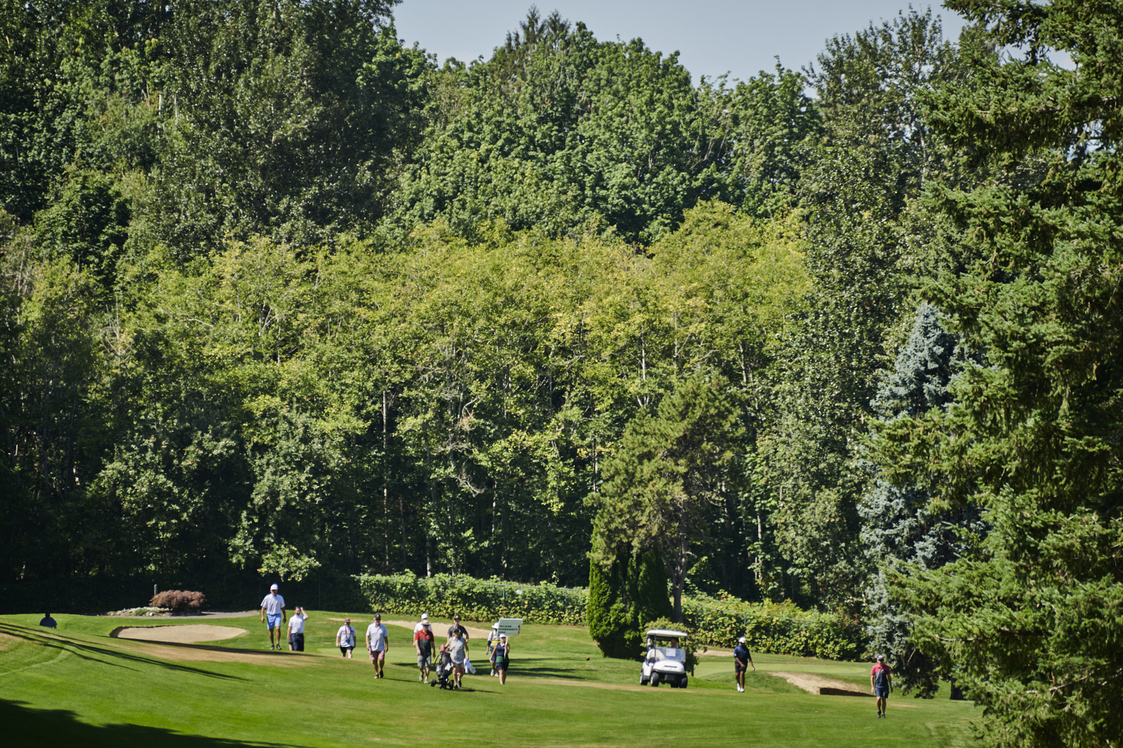 Group golfing at Ledgeview Golf Club