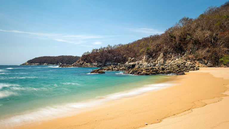 Beach in Huatulco