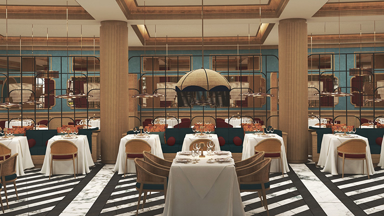 Bordeaux restaurant - artist rendering