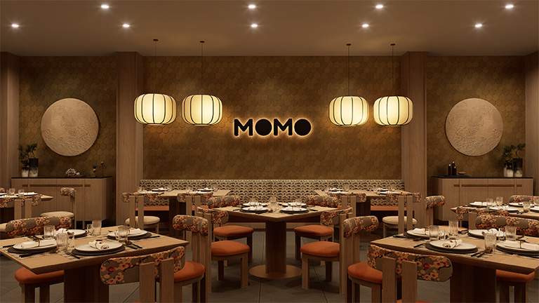 Momo Restaurant render 