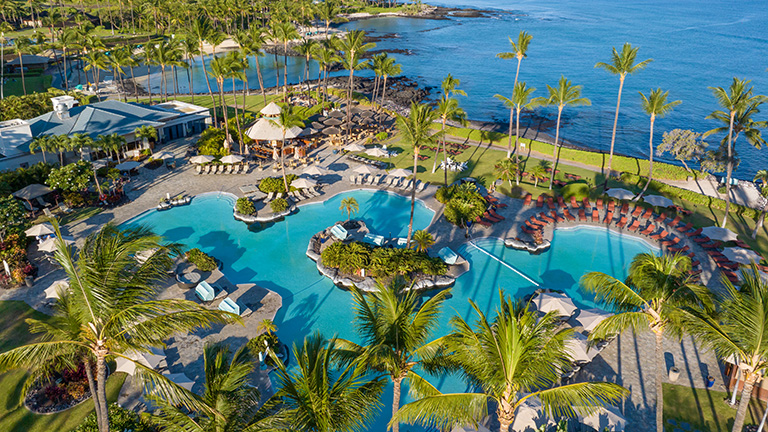 Aerial Pool View