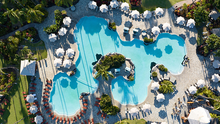 Aerial Pool View