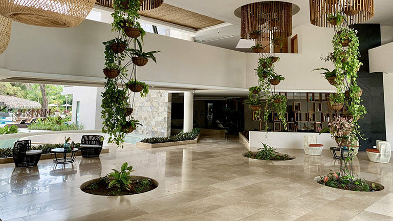 Reception area