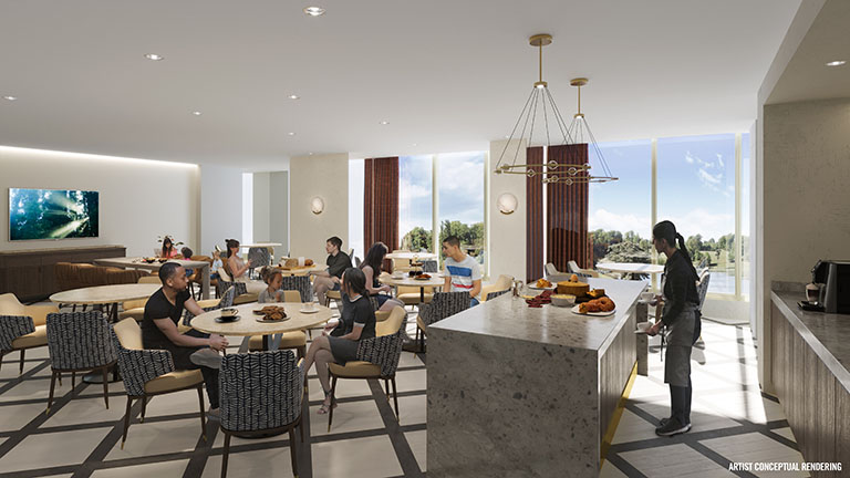 Club Lounge- artist rendering