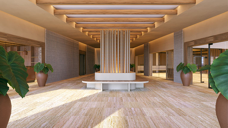 Reception - artist rendering