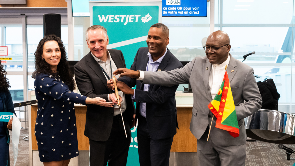 Sun seekers celebrate! WestJet inaugurates service between Toronto and Grenada 