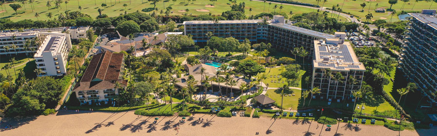 Aerial view of OUTRIGGER Ka'anapali Beach Resort