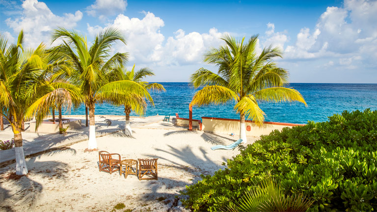 Beach in Cozumel