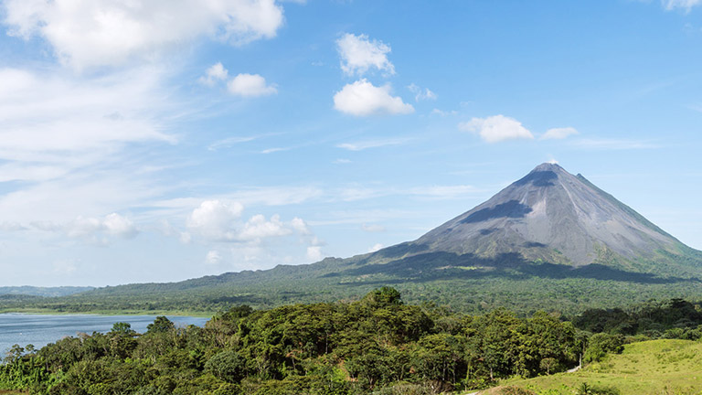 Tropical landscape in Liberia