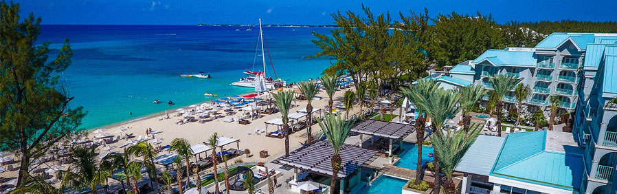 View of beach and The Westin Grand Cayman Seven Mile Beach Resort & Spa