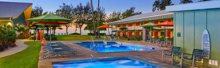 Pool at Kauai Shores Hotel